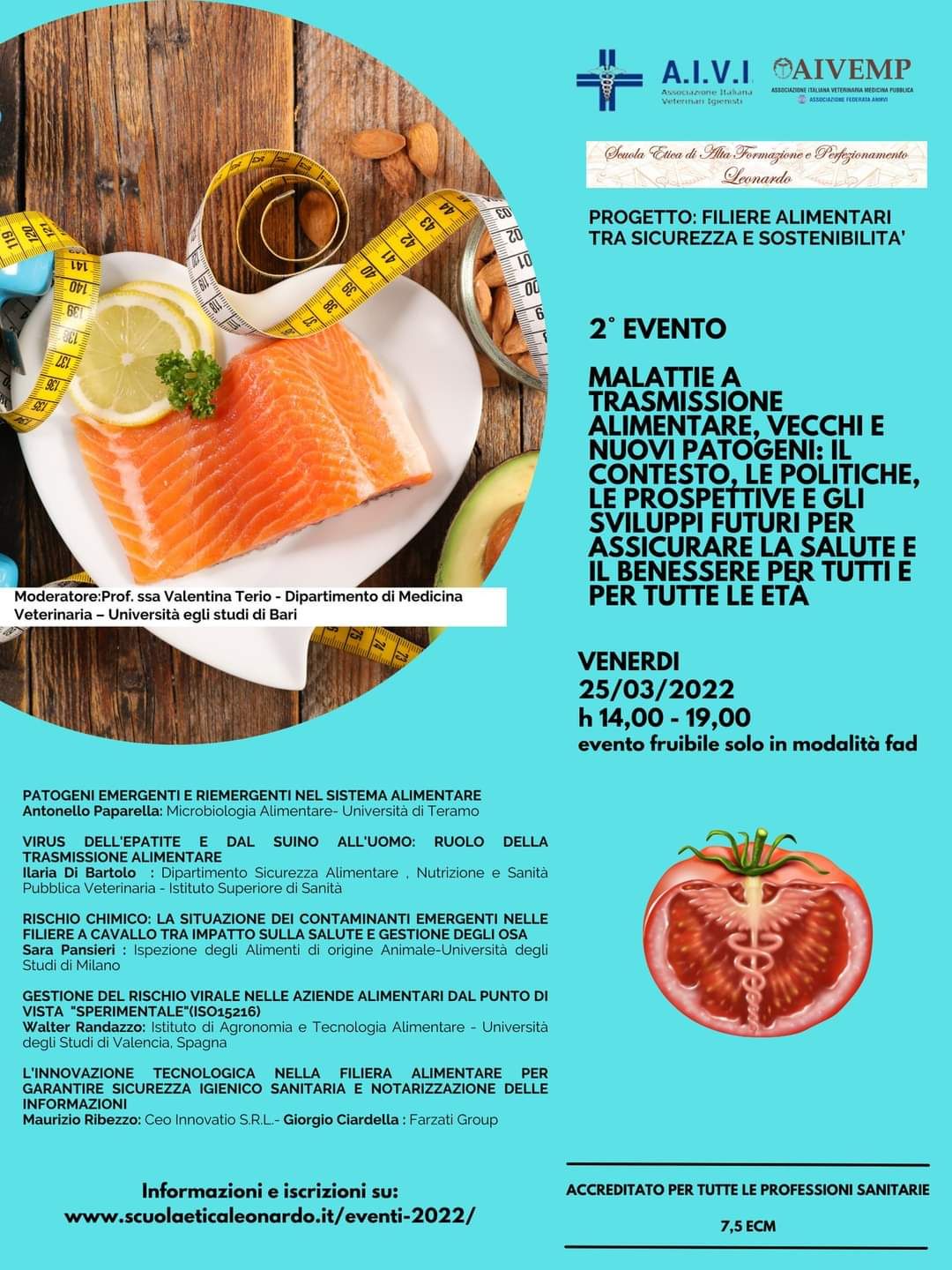 Ponencia de Walter Randazzo en el seminario “Malattie a trasmissione alimentare, vecchi e nuovi patogeni: il contesto, le politiche, le prospettive e gli sviluppi futuri per assicurare la salute e il benessere per tutti e per tutte le età”